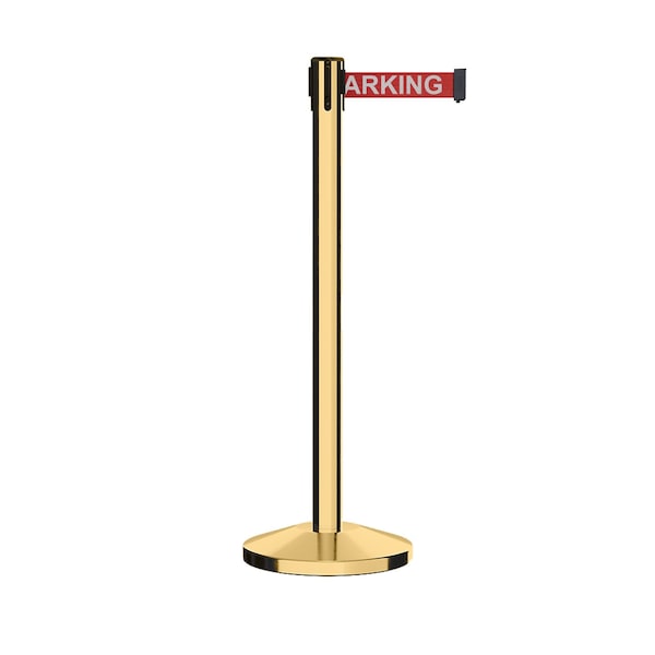 Montour Line Stanchion Belt Barrier Pol.Brass Post 13ft. NoPa.Belt ES400-PB-NOPARRW-130 - main